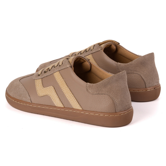 Buty barefoot damskie skórzane Olivier Eliza ciemny beż
