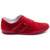 Buty męskie Casual R3 Perforacja czerwone