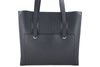 Módní velká městská kabelka A4 - šedá tmavá