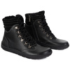 Buty damskie barefoot zimowe skórzane Olivier Runa ocieplane czarne