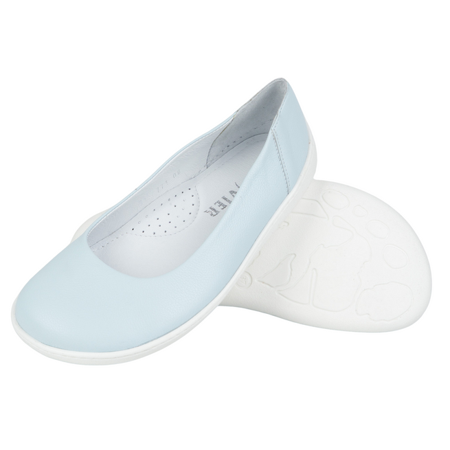 BAREFOOT Dámské minimalistické nazouvací lodičky 1771POL modrá