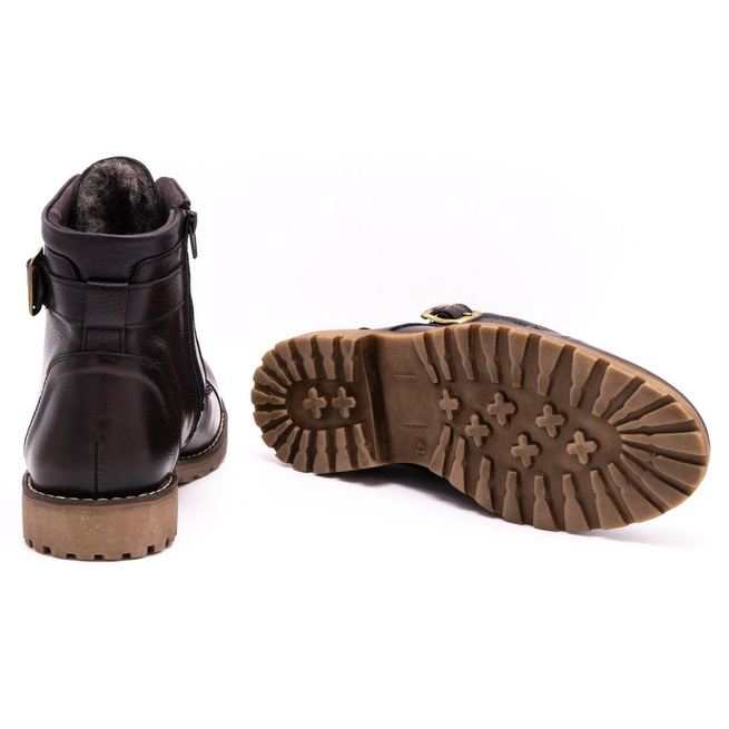 Pánské kožené boty 910MP kabir