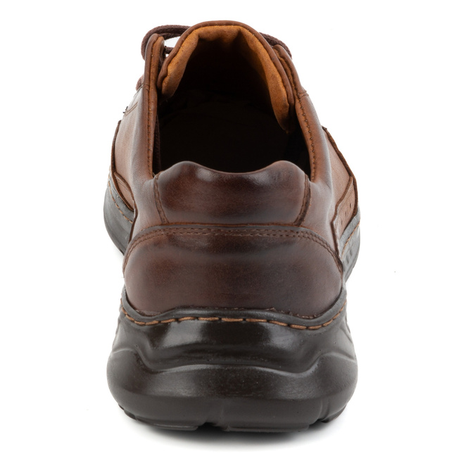 Pánská kožená obuv pro volný čas 928ma hnědá