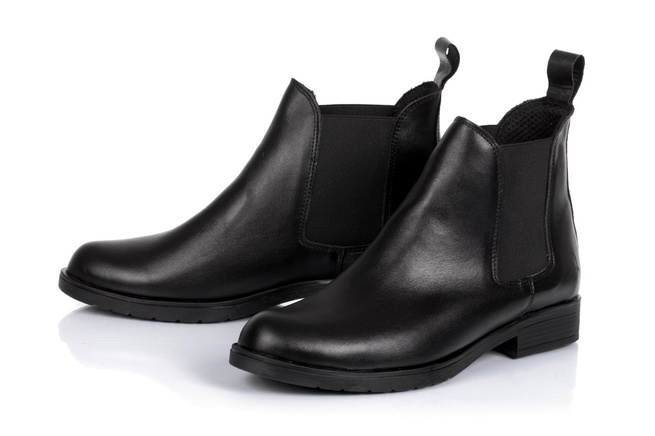 Rusttler dámské kožené jezdecké boty nízké KARO