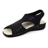 Dámské flexibilní sandály comfooty emma black glossy  