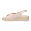 Pollonus dámské kožené sandály 5-1762-005 Satin Pink
