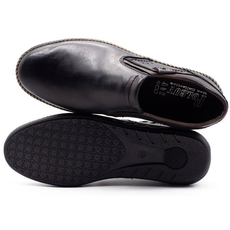 Buty męskie wsuwane 401E czarne