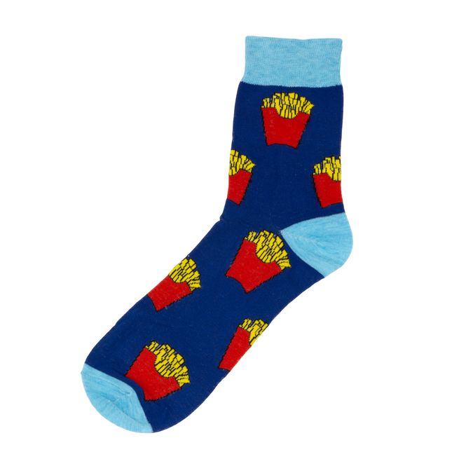 Skarpety męskie długie bawełna FRYTKI