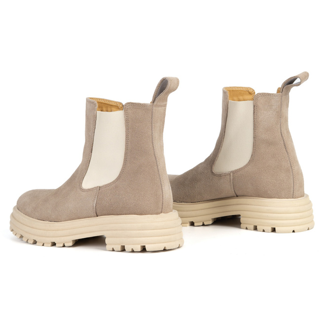 Dámské pantofle Elise Polská obuv přírodní kůže woker podrážka semišová