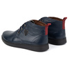 Pánské kožené boty Chukka KAMPOL 110/63 navy blue