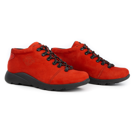 Damskie buty trekkingowe 674BB czerwone