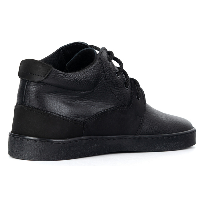 Pánské barefoot zateplené kožené boty Olivier 116KZ black