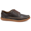 Pánská ležérní kožená obuv Model 313GT dark brown