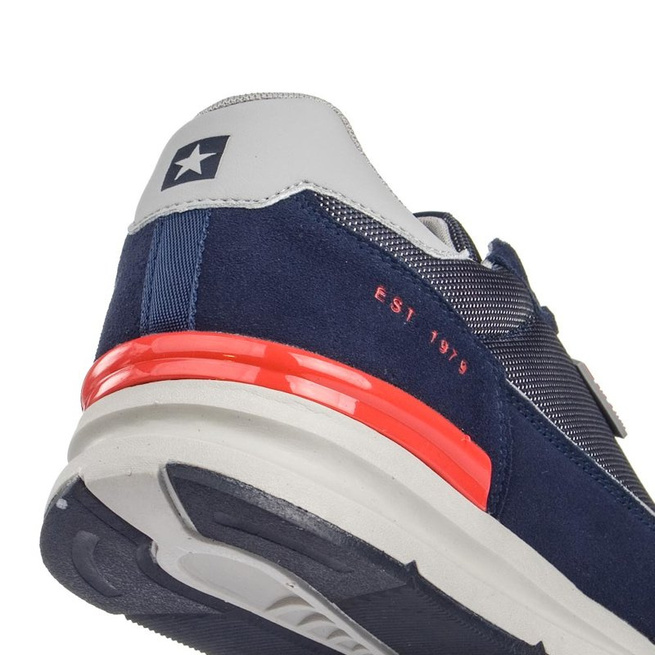 Buty męskie sportowe półbuty memory foam Big Star LL174122 granatowe