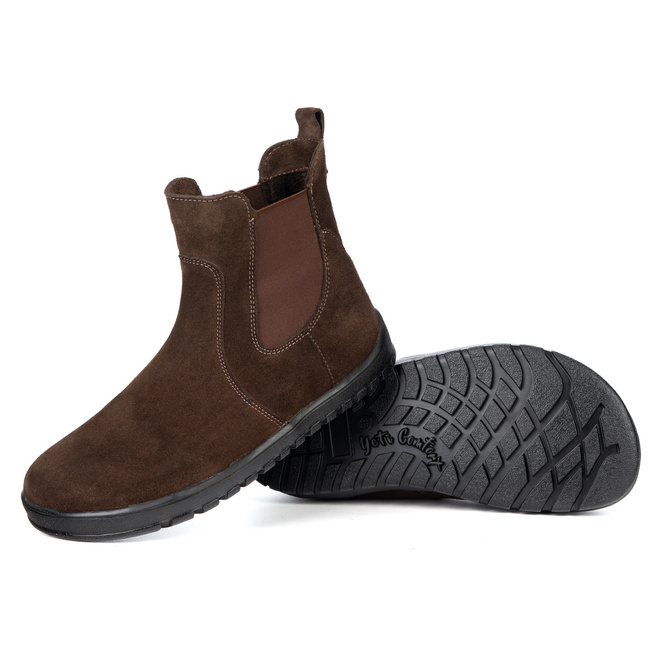 Dámské zimní boty Barefoot Olivier 1797POL beige