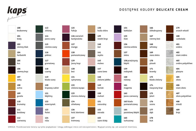 Kaps Delicate Shoe Cream 75ML tmavě hnědý