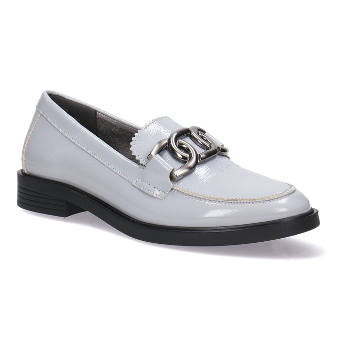 Dámské šedé nazouvací lodičky Kostex 2741 L122