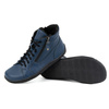 Dámské minimalistické zimní kožené boty barefoot 1261 navy blue