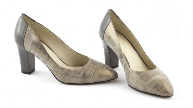 Anis 4472 béžové lodičky