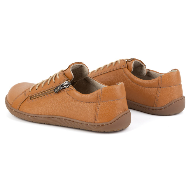 Dámská minimalistická kožená obuv barefoot model 1243 red