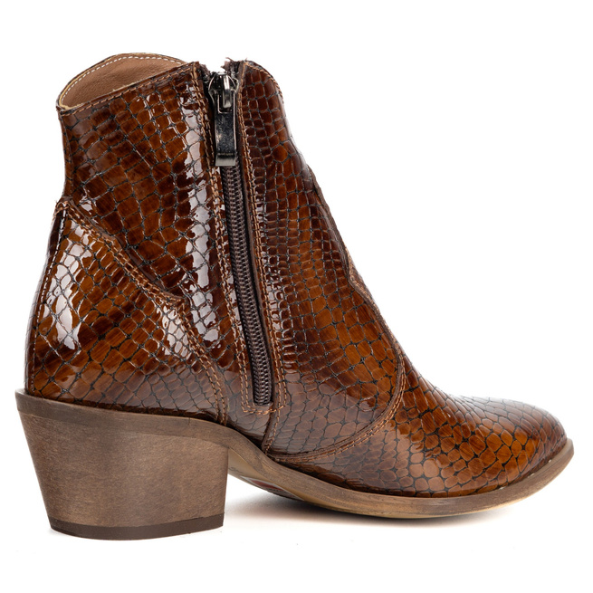 Olivier Monroe – damskie botki skórzane w stylu kowbojek