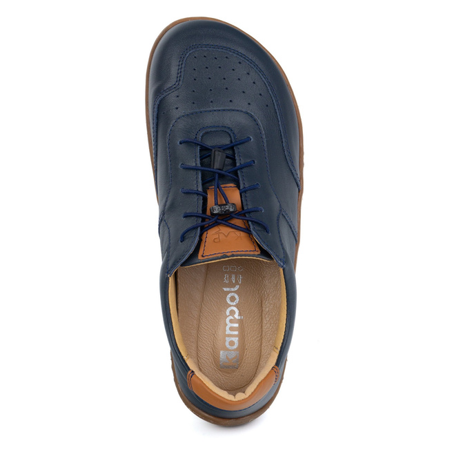 BAREFOOT minimalistická kožená obuv 500/54 navy blue