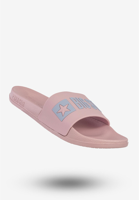 Klapki damskie Big Star SS274709 rożowe pudrowe