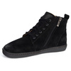 Buty damskie zimowe barefoot skórzane Z-B04 czarne
