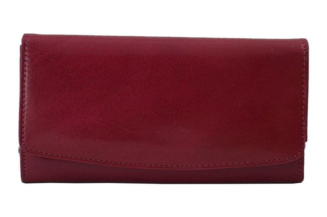 Dámská italská kožená peněženka Red