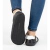 Buty skórzane damskie JOKER BLACKORWHITE 908 czarne – minimalistyczne sneakersy od Olivier