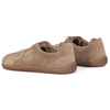 Buty BAREFOOT minimalistyczne skórzane 0796W welur beżowe