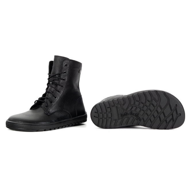 BAREFOOT dámské kožené boty 1799POL černá tvář