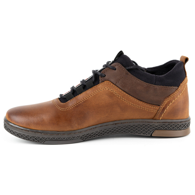 Buty męskie zimowe K27F camel
