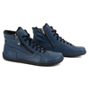 Dámské minimalistické zimní kožené boty barefoot 1261 navy blue
