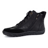 Buty damskie barefoot skórzane zimowe minimalistyczne 1294 czarne