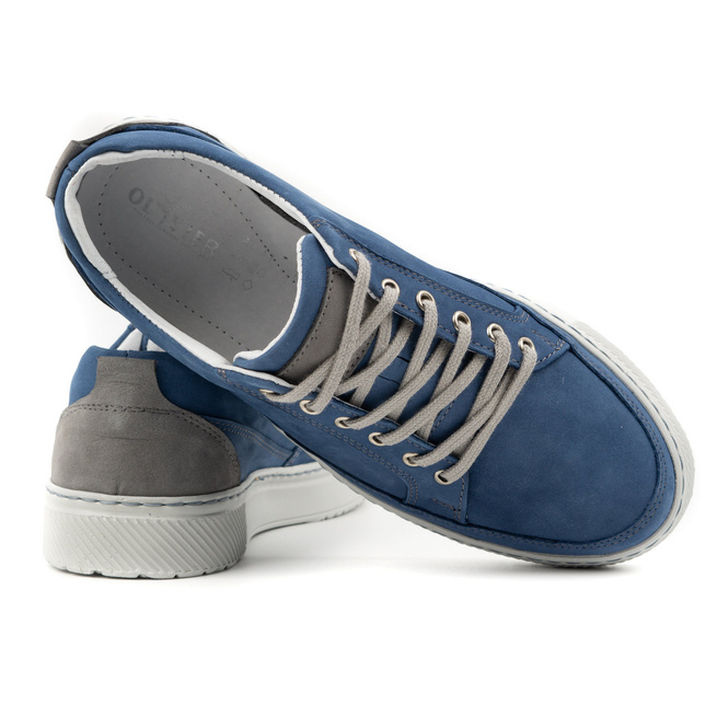 Pánské kožené boty SNEAKERS 950MA blue