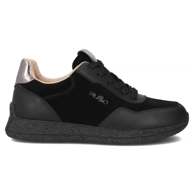 Skórzane sneakersy Filippo  DP7405/25 BK czarne