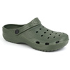 Pantofle lehké dřeváky khaki green