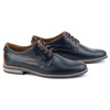 Pánská elegantní kožená obuv 825K navy blue