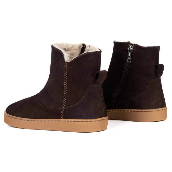 WASAK 0802W hnědá barefoot minimalistická kožená obuv