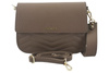 Dámská prošívaná kabelka - postbag - tmavě béžová