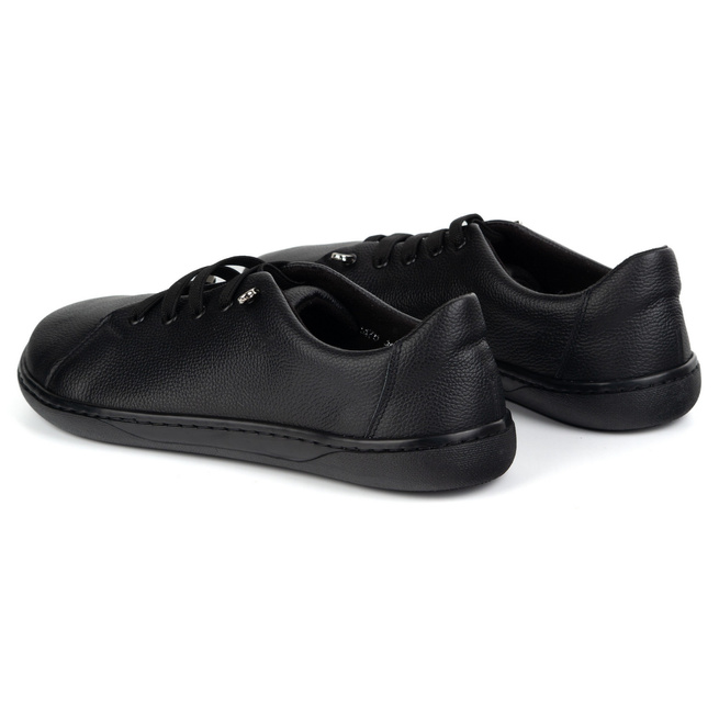 Dámské barefoot minimalistické kožené boty 0771W pea black