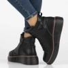 Filippo kožené boty na platformě DBT6452/25 BK Black