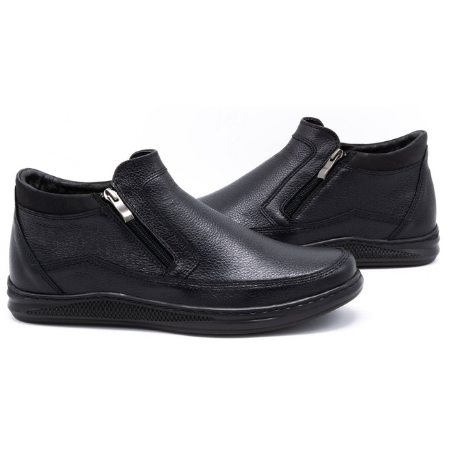 Pánské zimní boty K30F black floteric