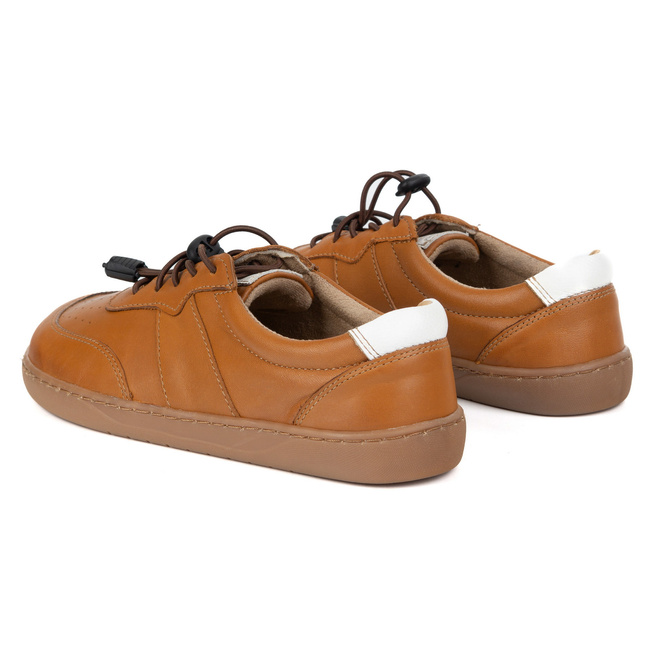 Dámské kožené boty ARIA hnědé 103MP