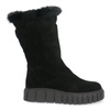 Pollonus dámské zateplené boty black velour 5-1570-008