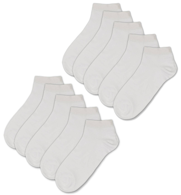 Bavlněné ponožky na nohy 10 párů 39-42