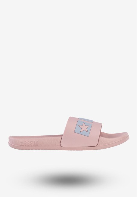 Klapki damskie Big Star SS274709 rożowe pudrowe