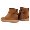 Dámské barefoot boty zateplené zipem 1297 red