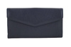 Velká peněženka se zlatým zapínáním - námořnická modř